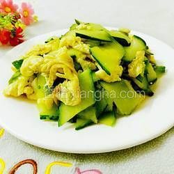 黄瓜炒鸡蛋的做法[图]
