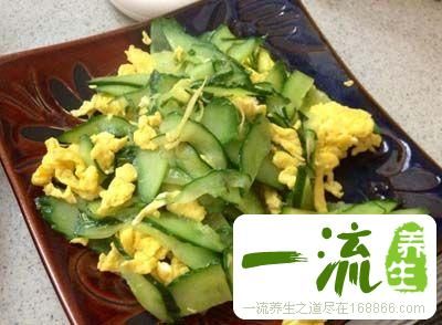 黄瓜炒鸡蛋 四季皆可食用