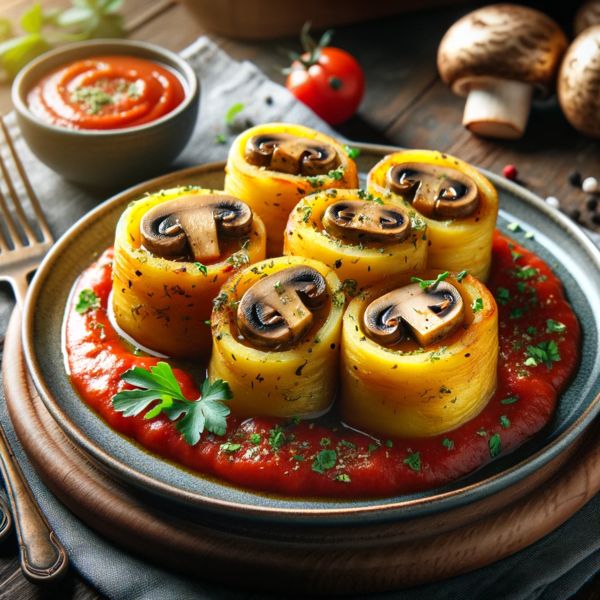 香菇土豆卷