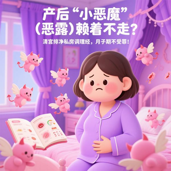 产后“小恶魔”（恶露）赖着不走？清宫排净私房调理经，月子期不受罪！