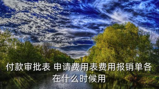 费用申请单，费用报销审批单 怎么填