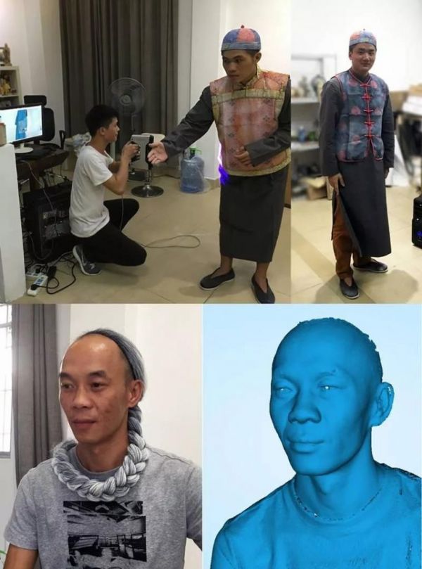 余楠制作的山长聘任微缩景观