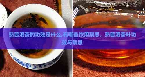 熟普洱茶的功效是什么,有哪些饮用禁忌，熟普洱茶叶功效与禁忌