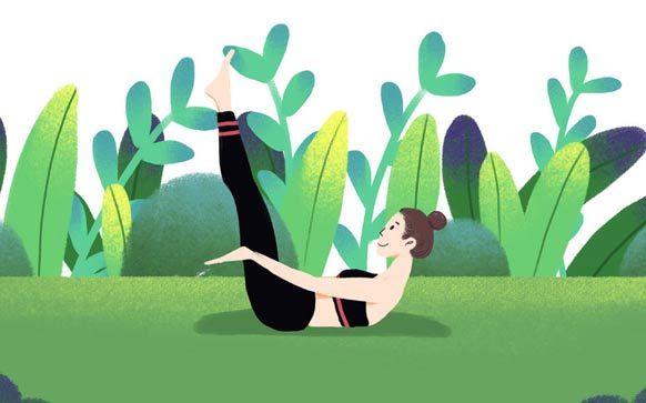 产后瘦全身瑜伽动作