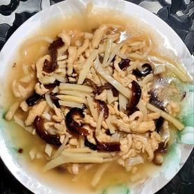 香菇冬笋烧海参