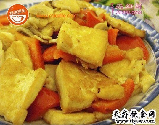 蘑菇燒豆腐的做法