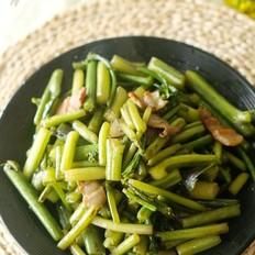 炒红菜苔的做法-咸鲜味炒菜谱