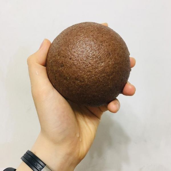 百分百纯黑麦馒头/小馅料馒头（低热量低gi健身减脂健康好美食）的做法