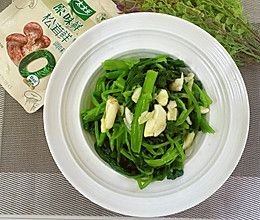#夏日鲜味轻享健康#夏季时令菜!猪油拌空心菜