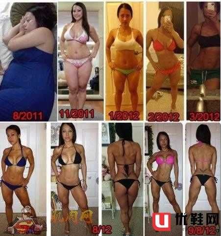 9组令人震惊的健身前后对比