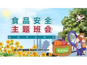 《食品安全主题班会》PPT班会课件下载
