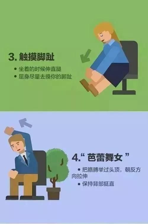 办公室加班劳累，16个拉伸动作缓解疲劳！