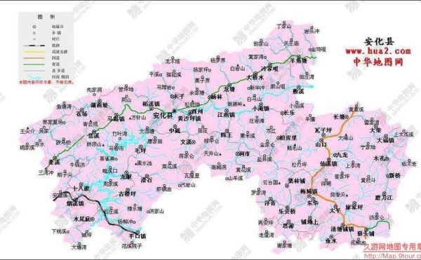 安化黑茶产区地图，安化黑茶产区地图