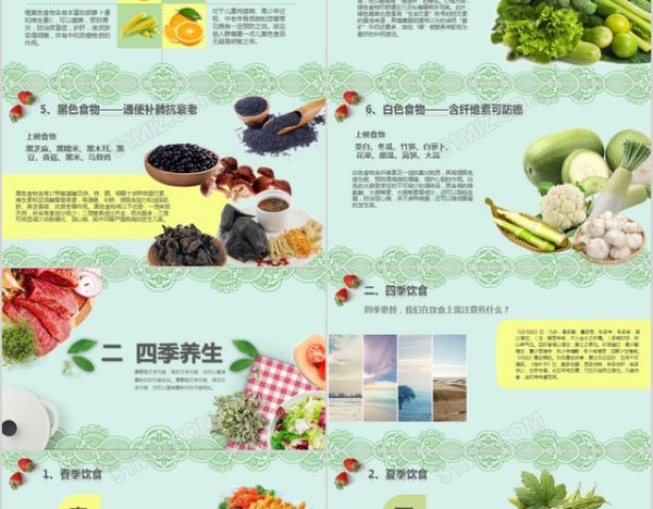 健康飲食知識營養(yǎng)美食搭配科普講座美食ppt模板