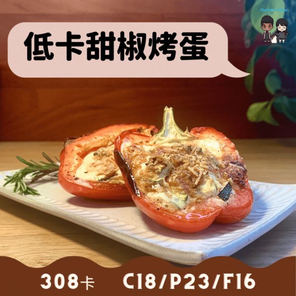 減脂早餐蛋料理:甜椒烤蛋+烤馬鈴薯