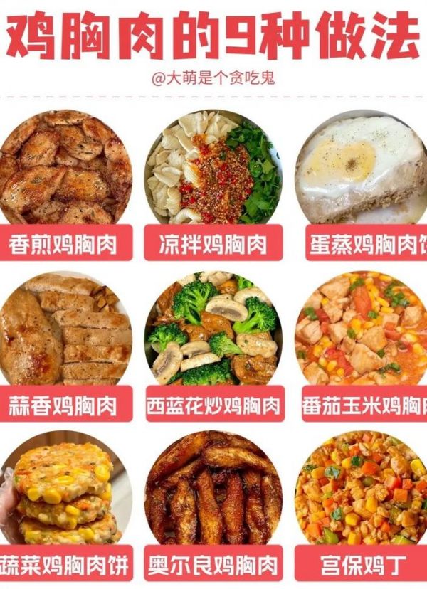 鸡胸肉做法大全家常菜（鸡胸肉做法大全菜谱 www下厨房com）