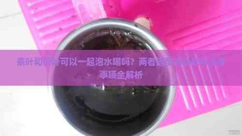 茶叶和荷叶可以一起泡水喝吗？两者搭配的功效与注意事项全解析