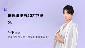銷售減肥藥20萬判多久