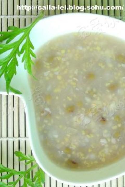 绿豆薏仁粥做法