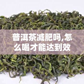 普洱茶减肥吗,怎么喝才能达到效果？