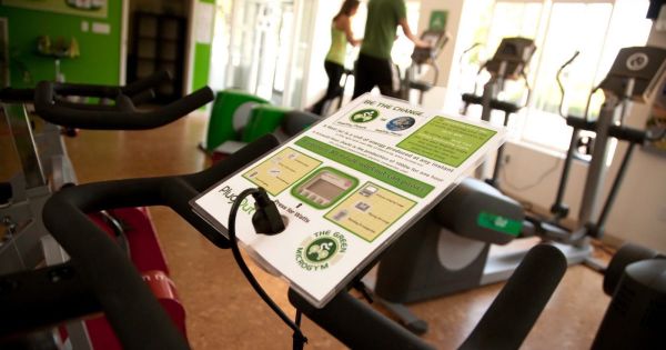 Gimnasio ecológico que produce energía