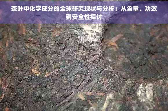 茶叶中化学成分的全球研究现状与分析：从含量、功效到安全性探讨