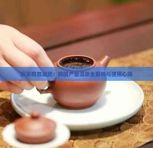 探索有效减肥：韩国产普洱茶全解析与使用心得