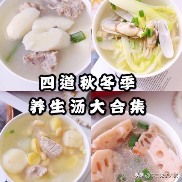 4道秋冬季营养汤大合集，老少皆宜，生津润肺，养出全家健康