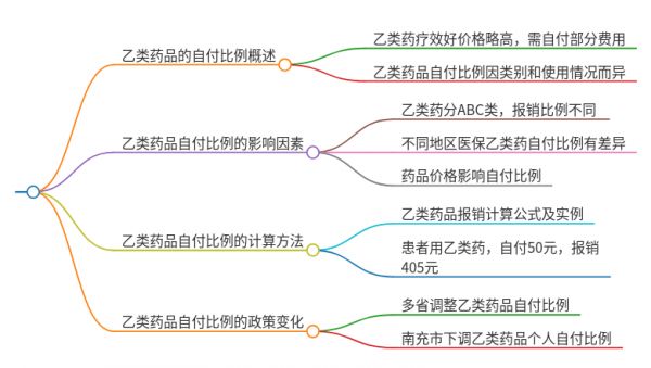 乙类药品的自付比例