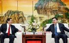 胡昌升、任振鶴會(huì)見(jiàn)馬英九