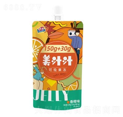 親親可吸果凍香橙味