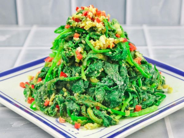儿童长高可以吃清蒸菠菜