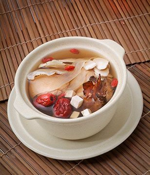 汤-鸡汤-中药-药材-红枣-枸杞-云苓-淮山_13105506_xl