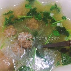 冬瓜粉丝丸子汤的做法[图]