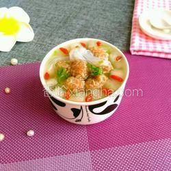 冬瓜粉丝丸子汤的做法[图]