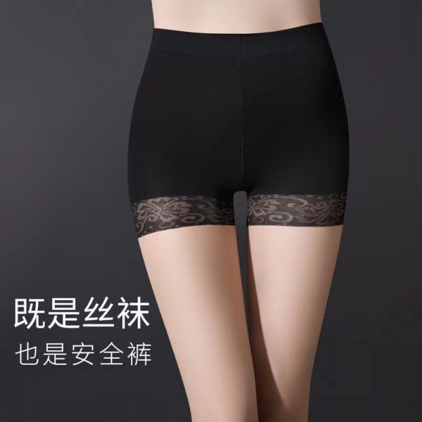 QY春秋款防狼袜防走光丝袜女连裤袜任意剪菠萝袜不脱丝光腿袜黑_Fashion Trend Brand_女士内衣/男士内衣/家居服-第4张图片-提都小院