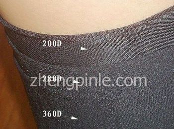 瘦腿袜不同D数的面料区别对比