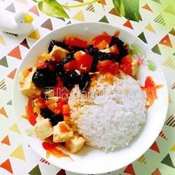 豆腐鹵汁蓋飯的做法[圖]