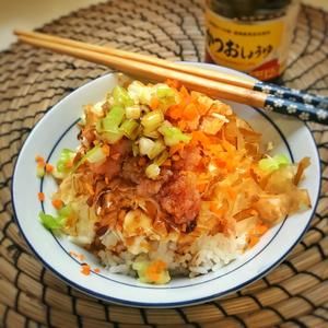 明太子豆腐盖饭的做法 步骤8