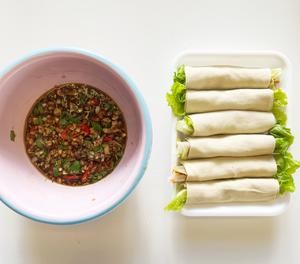 豆皮卷生菜（低脂健康餐）的做法 步骤7