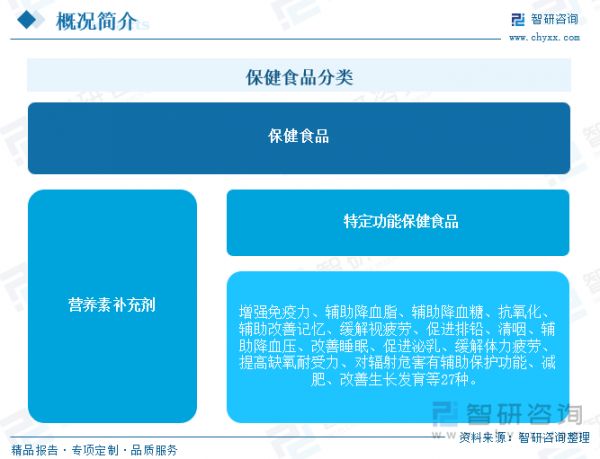 保健食品分类