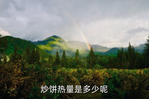 炒饼热量是多少呢
