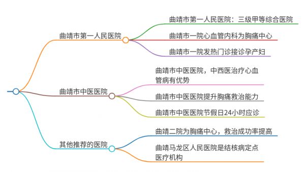2025年云南曲靖治疗胸痛伴发热的医院有哪些