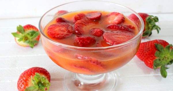zumo de naranja fresa limón bajo en calorías