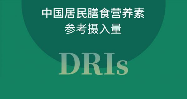 中国居民膳食营养素参考摄入量