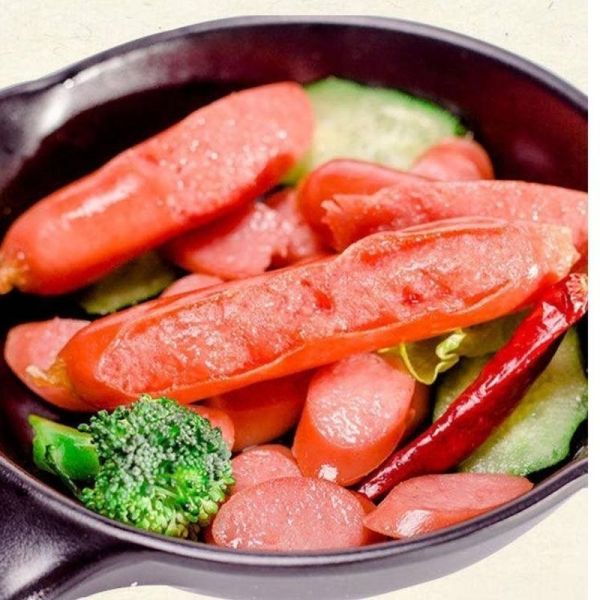 热狗香肠台湾风味烤肠手抓饼肠脆皮肠烧烤50根火腿肠