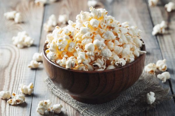 爆米花低脂、低熱量