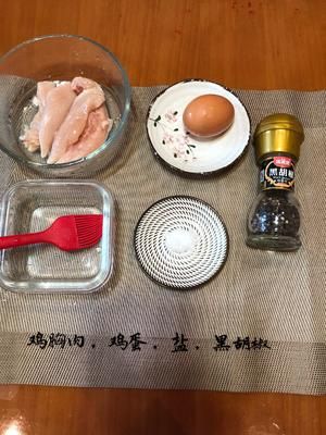 减肥食谱~鸡胸肉午餐肉的做法 步骤1