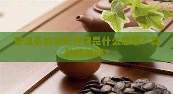 普洱茶的減肥原理是什么意思？真的有效嗎？