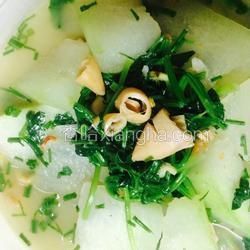 冬瓜乌贼菠菜烩的做法[图]